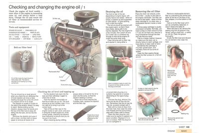 How to drain engine oil and remove filter