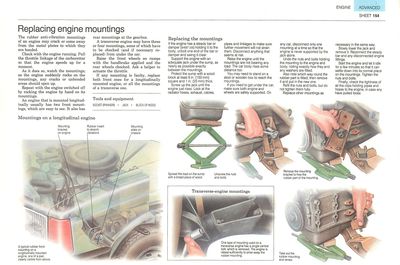 Engine mount replacement