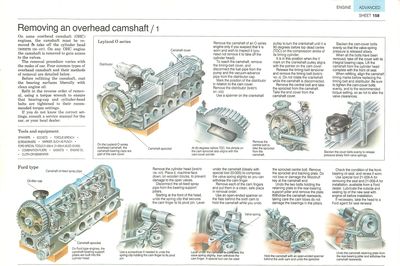 How to remove an overhead camshaft