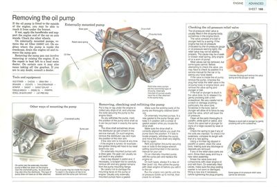 Engine oil pump replacement