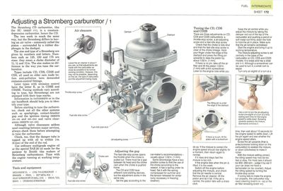 Réglage d'un carburateur Stromberg