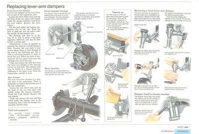 Replacing lever-arm dampers