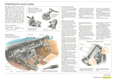 Checking a clutch cable