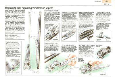 How to replace windscreen wipers