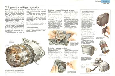 Fitting a new voltage regulator